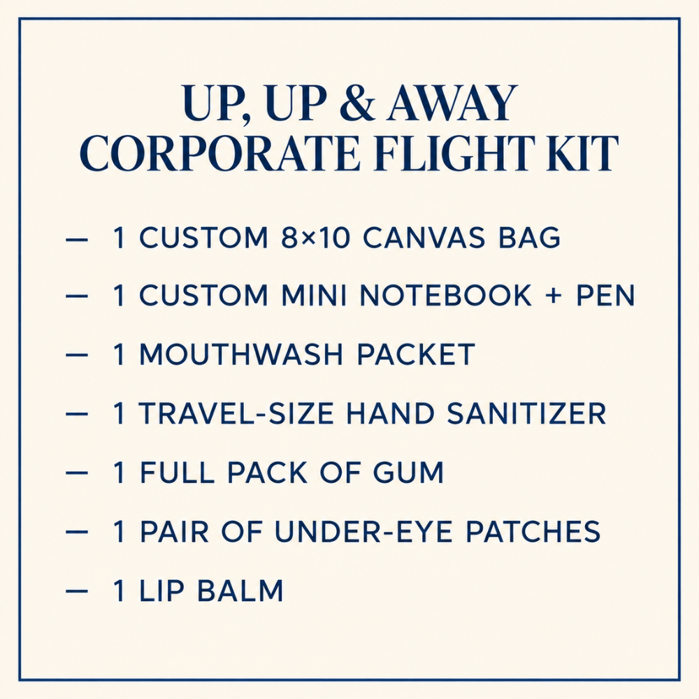Up, Up & Away Flight Travel Kit