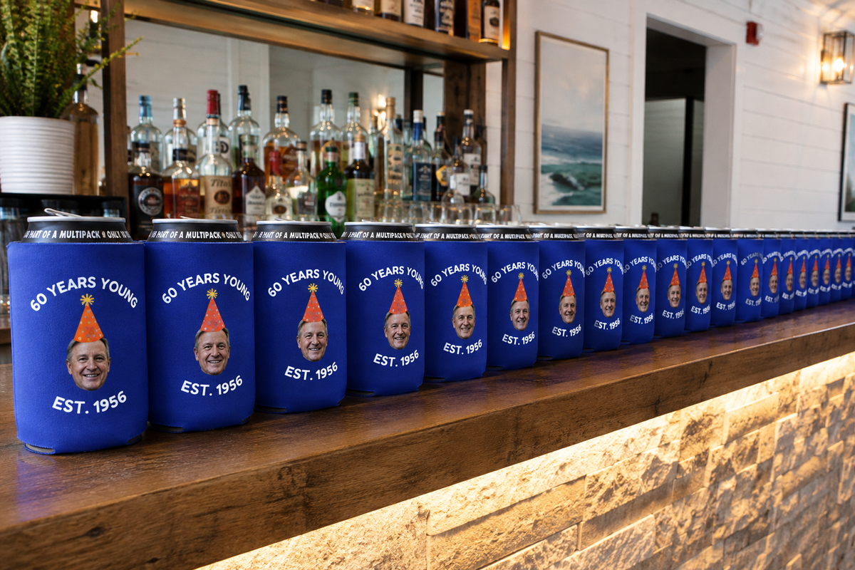 Custom Face Celebration Koozies