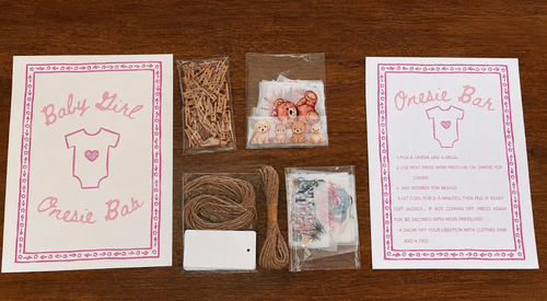 DIY Baby Shower Onesie Decorating Kit