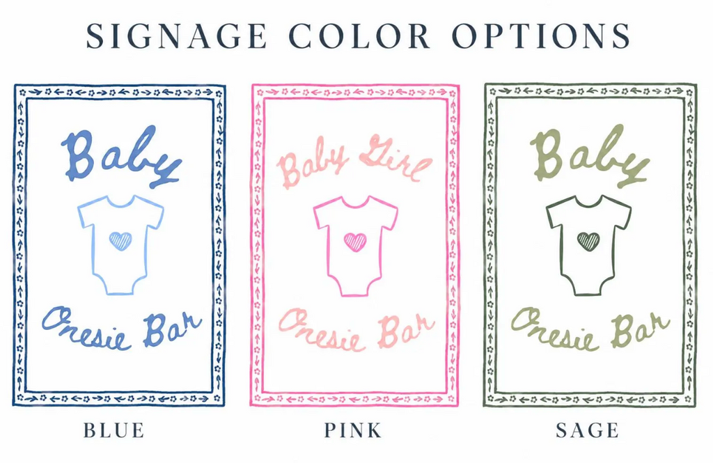 DIY Baby Shower Onesie Decorating Kit