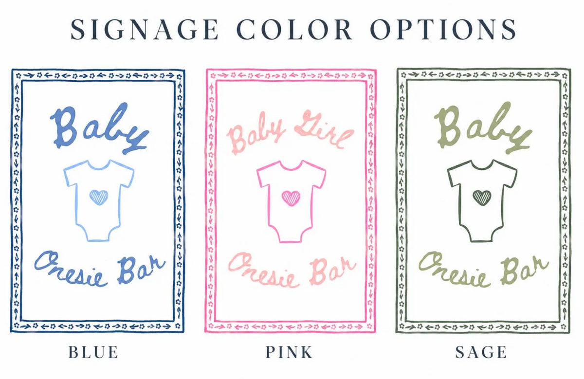 DIY Baby Shower Onesie Decorating Kit