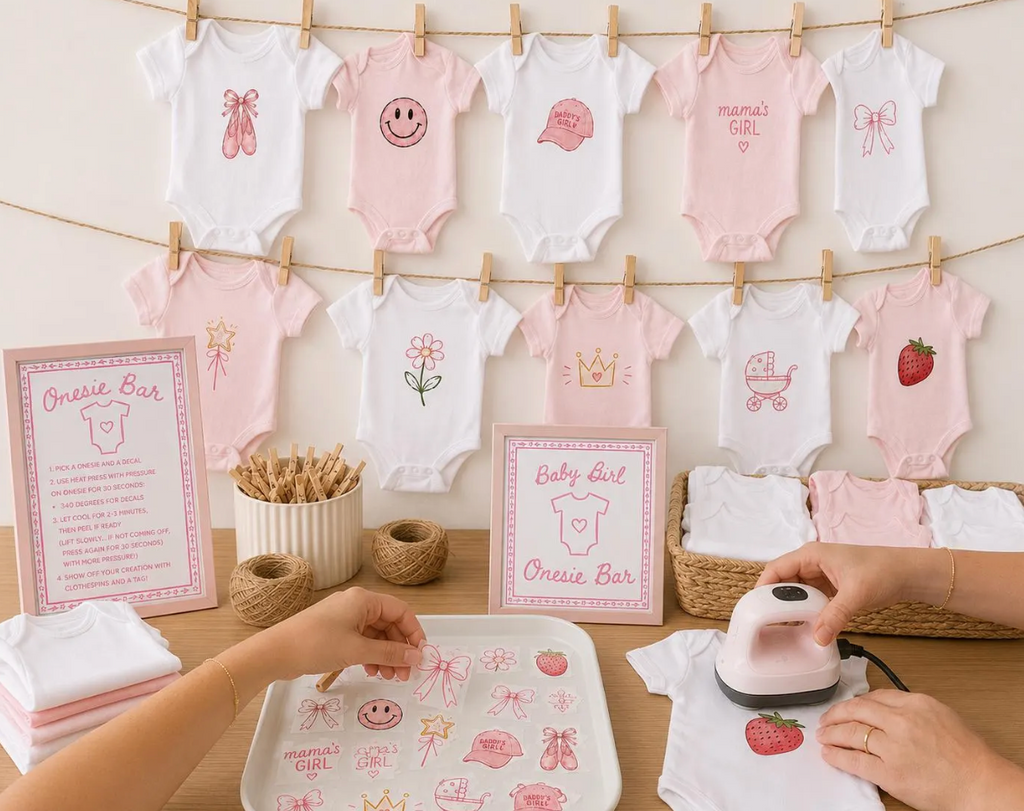 DIY Baby Shower Onesie Decorating Kit