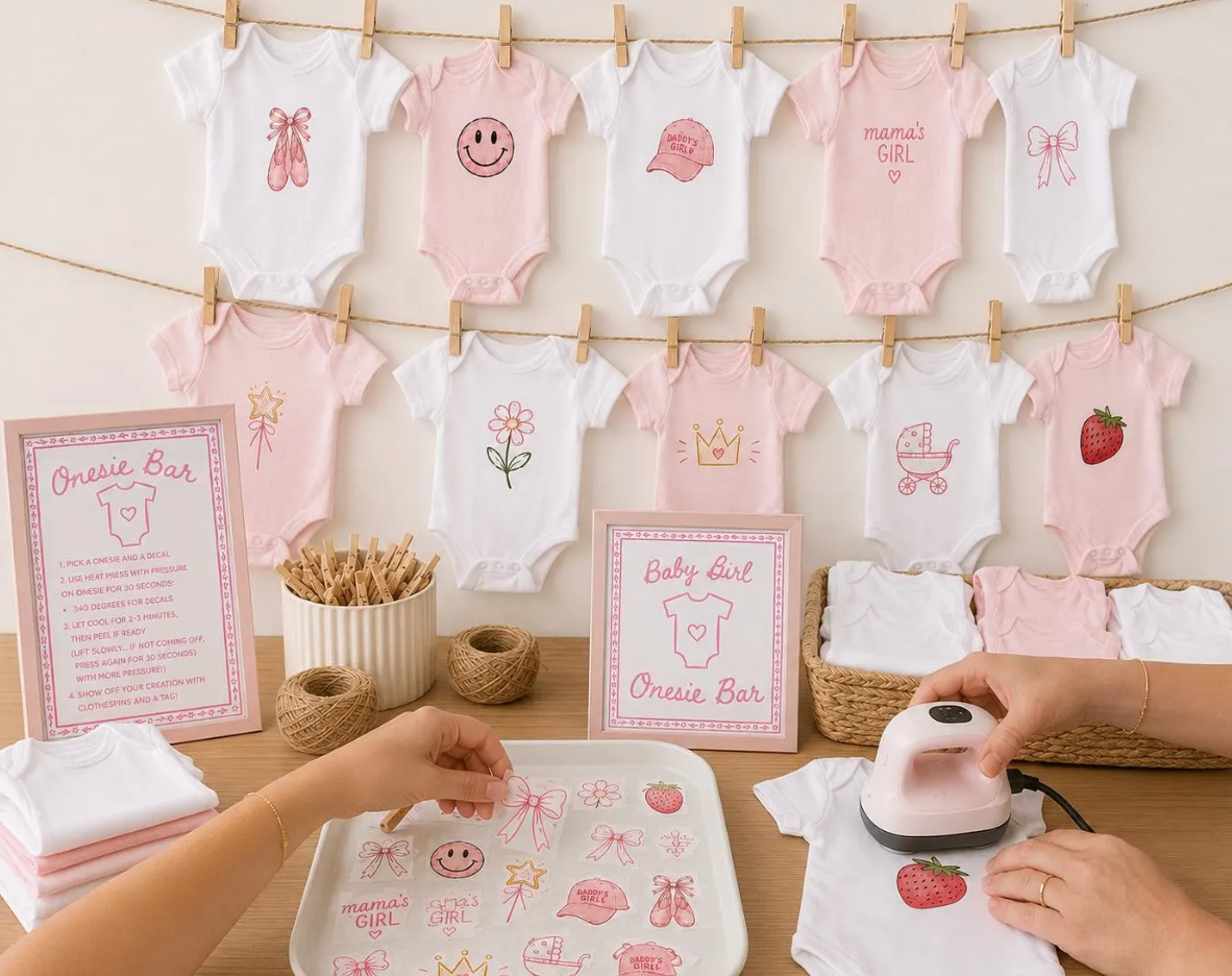 DIY Baby Shower Onesie Decorating Kit