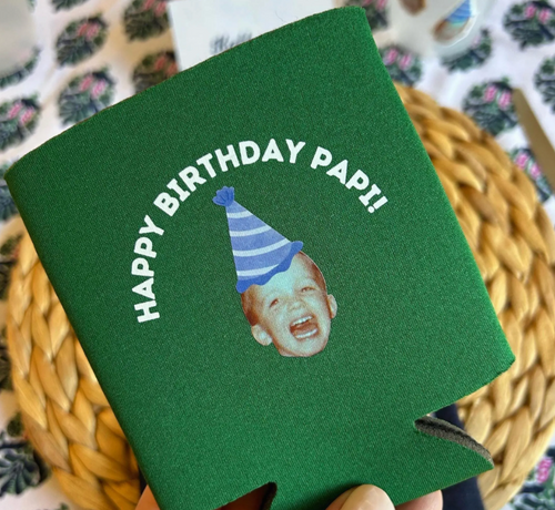 Custom Face Celebration Koozies