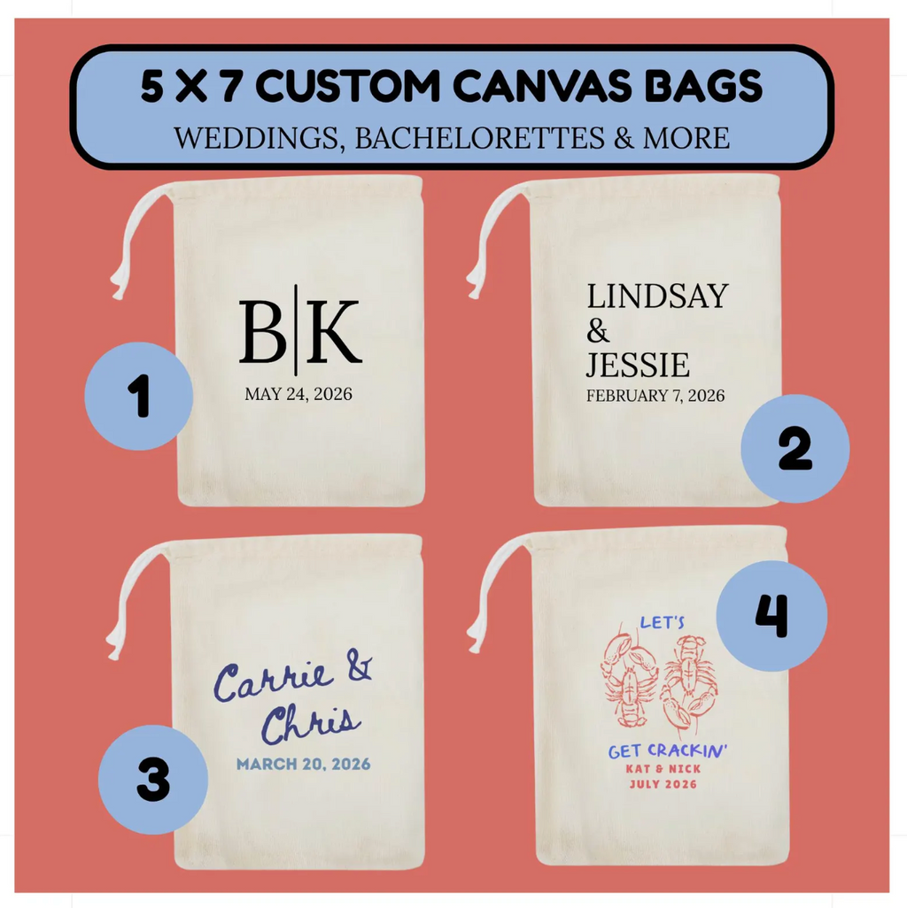 Personalized Wedding Welcome Bags