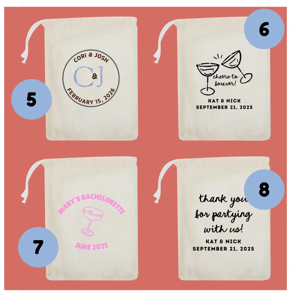 Personalized Wedding Welcome Bags